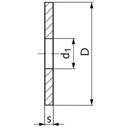 Reibbelag für Rutschnabe FA Baugröße 00 16x30x2,5mm, Technische Zeichnung
