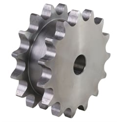 Doppel-Kettenrad ZRE für 2 Einfach-Rollenketten 10 B-1 5/8x3/8" 13 Zähne Material Stahl , Produktphoto