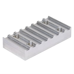 Klemmplatte aus Aluminium für Zahnriemen Profil T10 Riemenbreite 100mm, Produktphoto