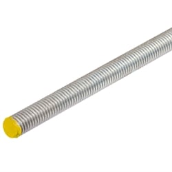 Gewindestange DIN 976-1 A (ex DIN 975) Stahl 8.8 verzinkt M12 x 1,75 x 2000mm rechtssteigend Farbmarkierung gelb, Produktphoto