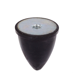 Gummi-Metallpuffer KP Durchmesser 50mm Höhe 67mm Innengewinde M8, Produktphoto
